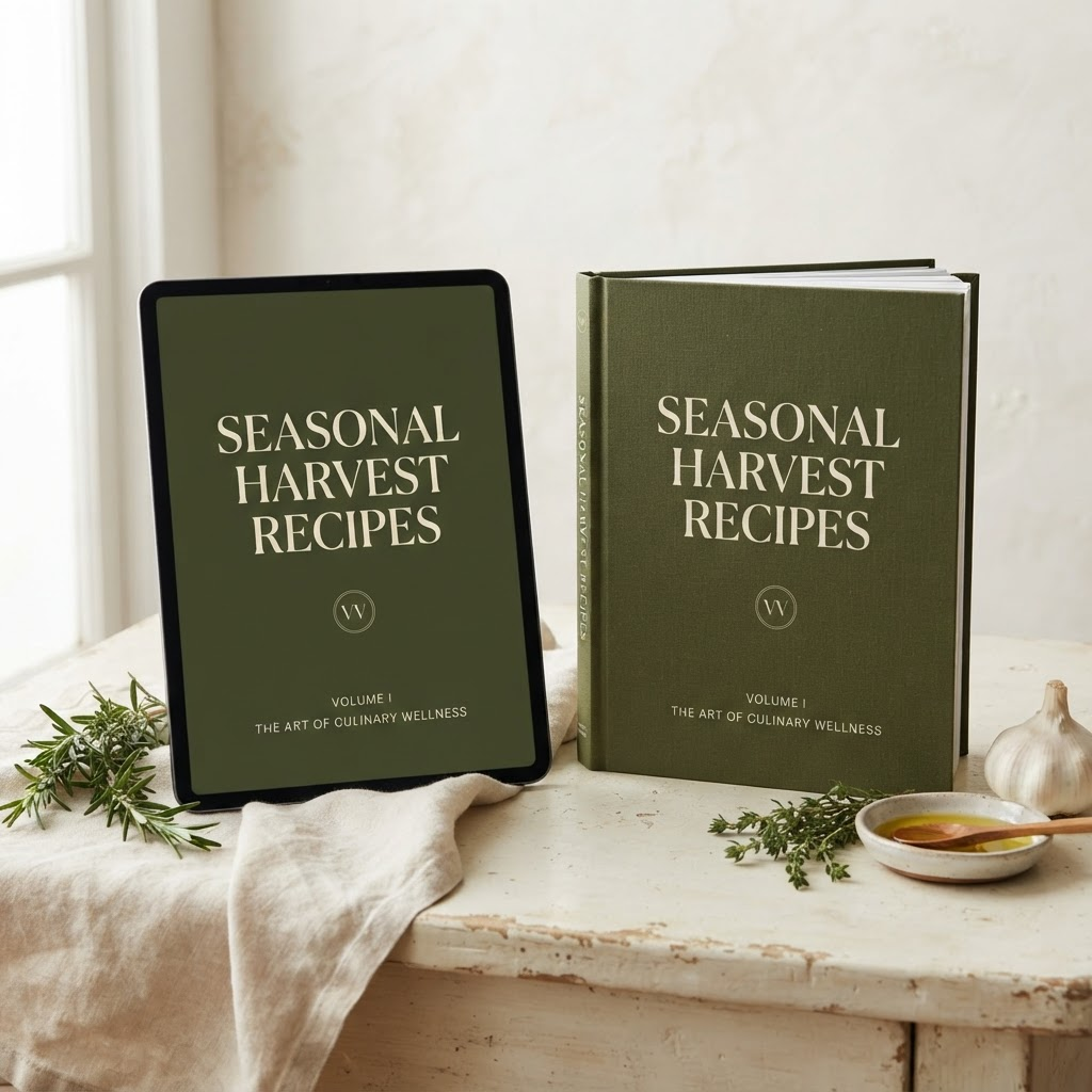 Preview of the e-book My Recipes in tablet and print versions
